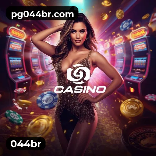 044br App home screen with mobile slots and casino categories